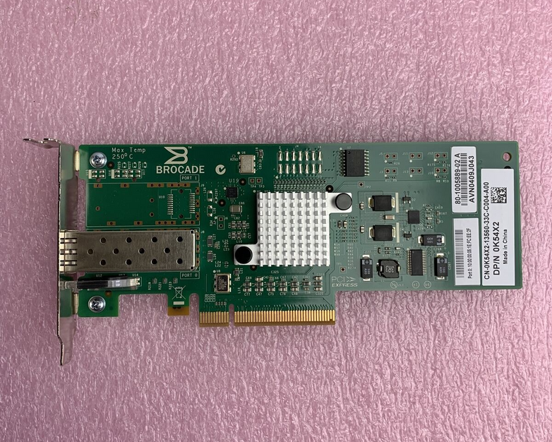 DELL K54X2 BROCADE 815 8GB SINGLE PORT PCI-E FIBRE CHANNEL HOST BUS ADAPTER