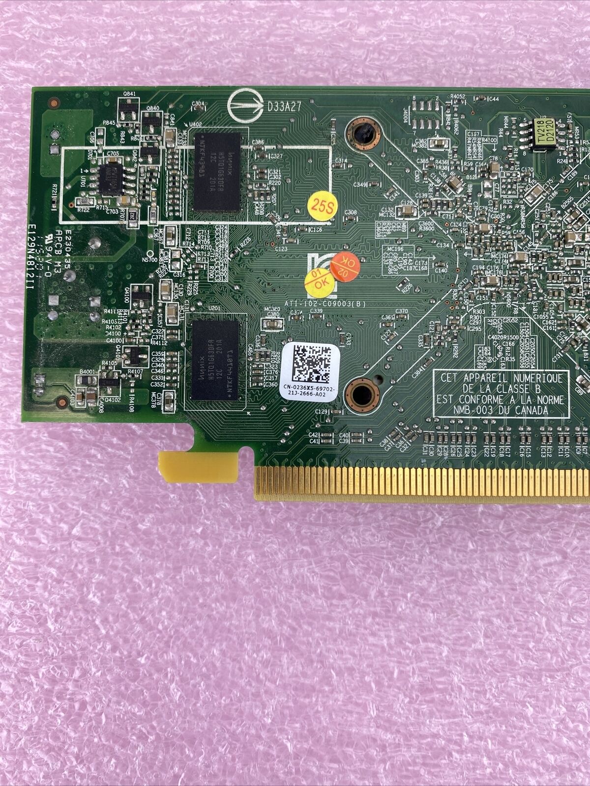 AMD 0236X5 Radeon HD6350 High Profile 512MB DDR3 DMS-59 PCie Video Graphics Card
