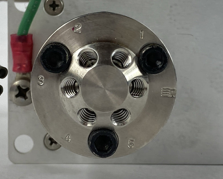 Rheodyne 7750E-030 6 Port Valve Oriental Motor C7733-9012K Vexta Stepping Motor