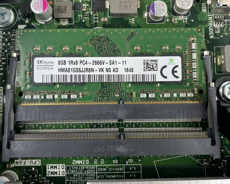 Dell Optiplex 7060 Micro i5-8500T 2.10 GHz 8 GB RAM W/AC No SSD/OS