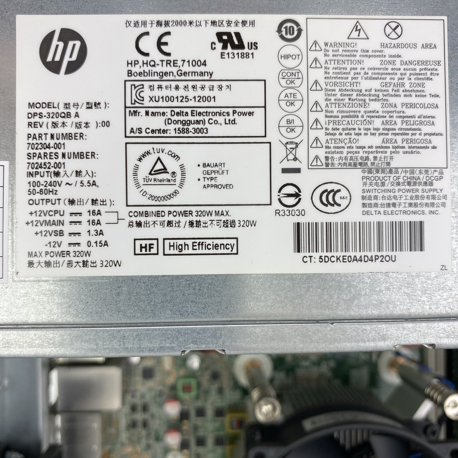 HP ProDesk 600 G1 TWR Intel Quad Core i5-4570 3.20GHz 8GB RAM DVDRW No HDD OS