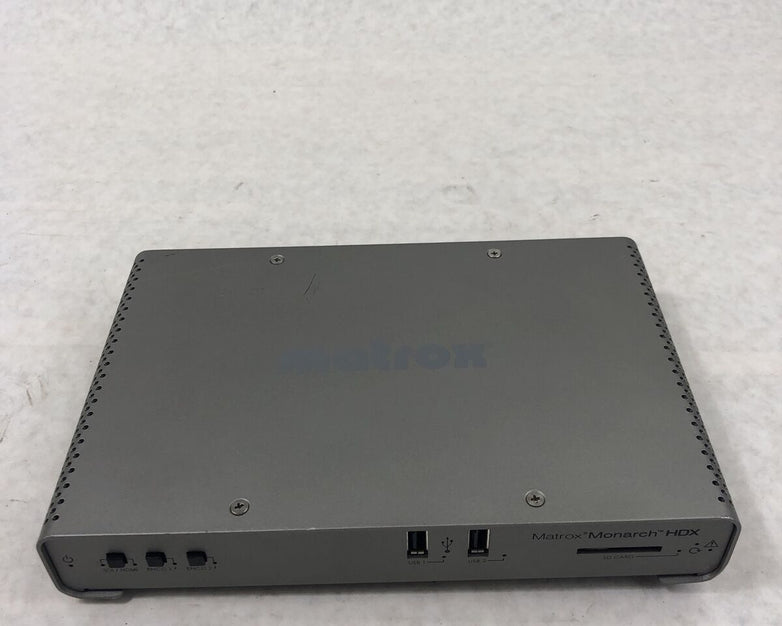 Matrox Monarch HDX MHDX/I Dual-Channel H.264 Video Encoder - No Power Adapter