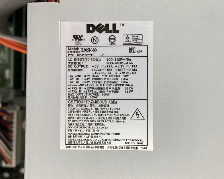 Dell Dimension E521 MT AMD Athlon 64 x2 2GHz 2GB RAM No HDD No OS