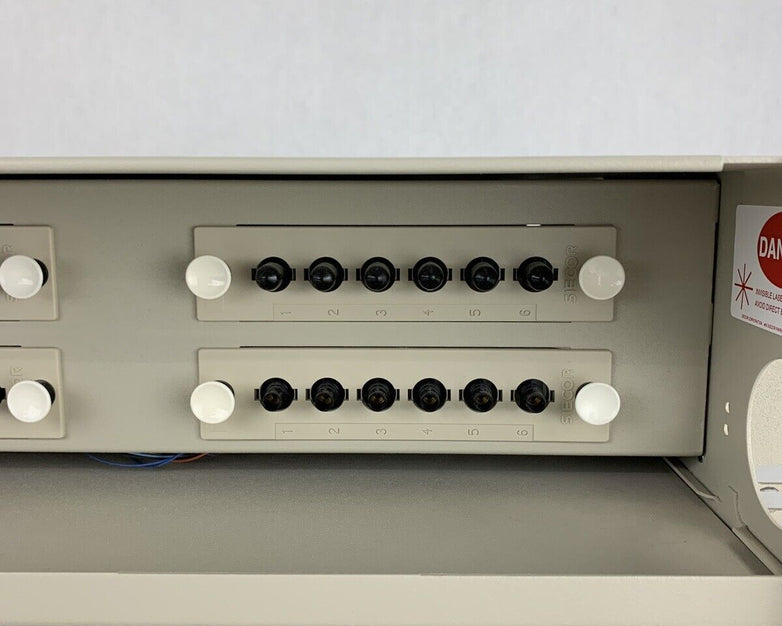 Siecor FDC-CMH-024 Rack Mount Jumper Storage Fiber Cabinet w/ Rack Ears