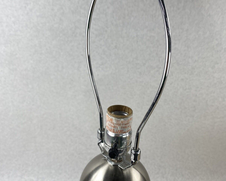 Unbranded 6401360 Brown Glossy Dry Clay Vase 2 Mode Desktop Nightstand Lamp