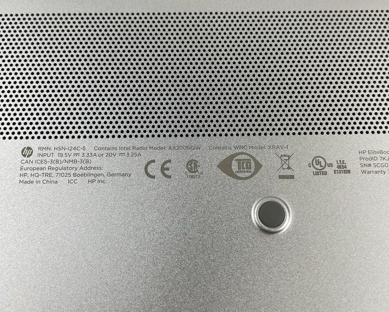 HP EliteBook 850 G6 15.6" i5-8365U 1.60 GHz 8 GB RAM No SSD/OS/AC - Heat Spot