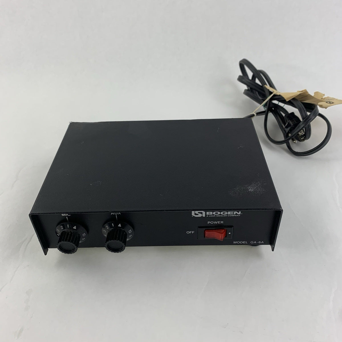 Bogen GA-6A 6-Watt Utility Power Amplifier - Turns on Not Tested2