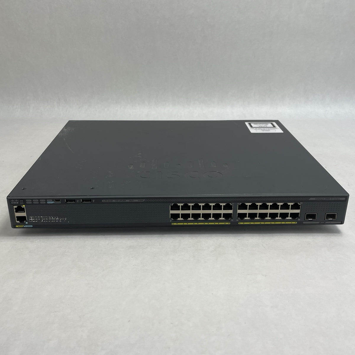 Cisco WS-C2960X-24PD-L V03 Tested & Reset No Rack Ears1