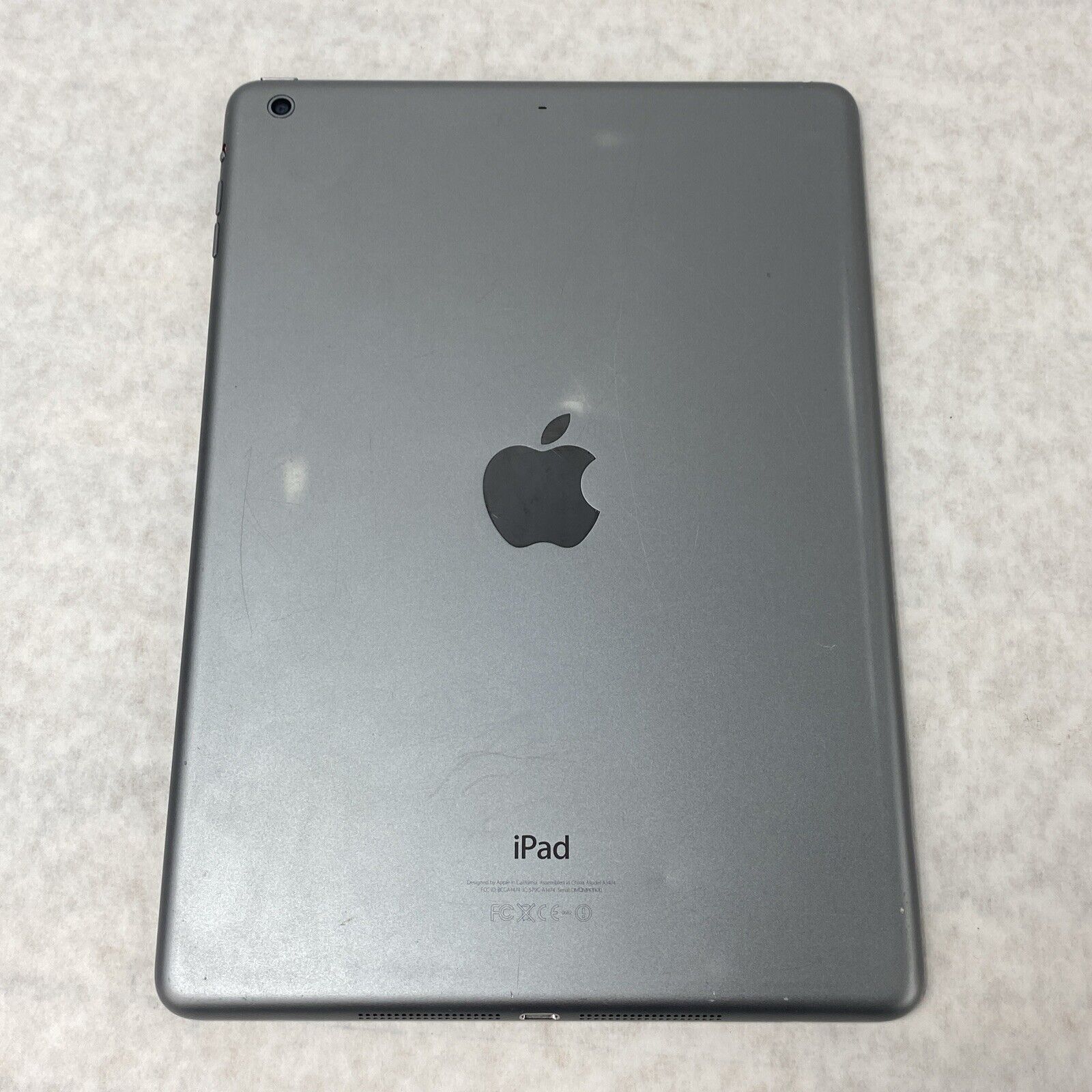 Apple iPad Air 1st Gen A1474 16GB 9.7" WiFi Space Gray Bad Battery Health