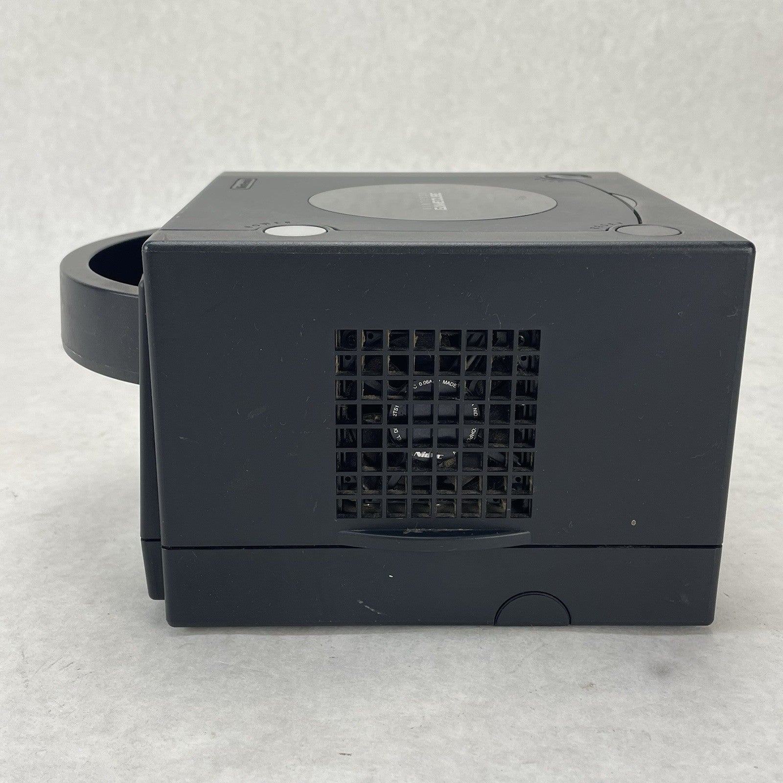 Nintendo GameCube DOL-001 Black Tested For Parts Sticky Open Button3