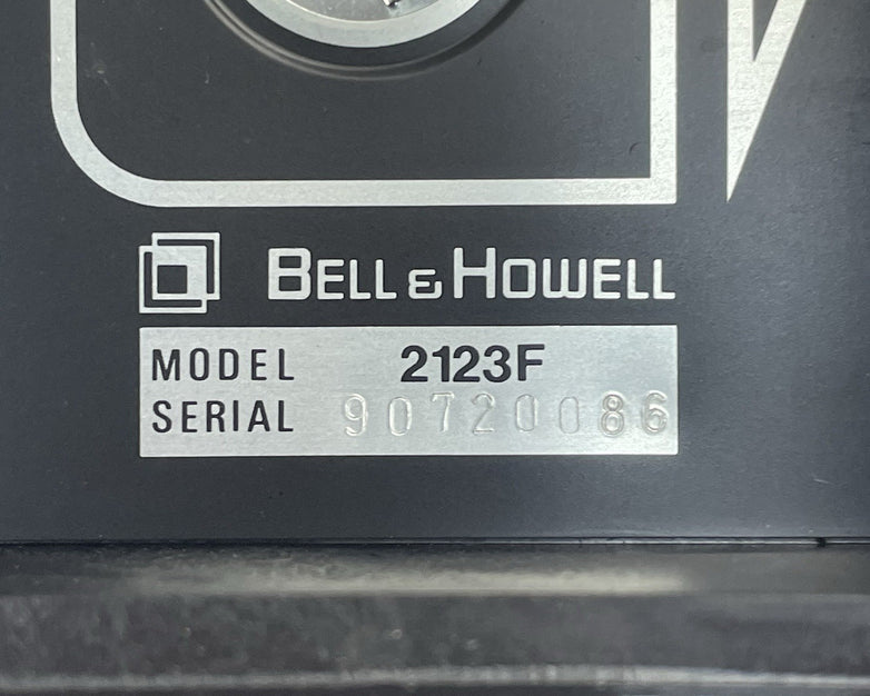 Bell & Howell  2123F Super 8 Hand Cam No Film - For Parts or Repair