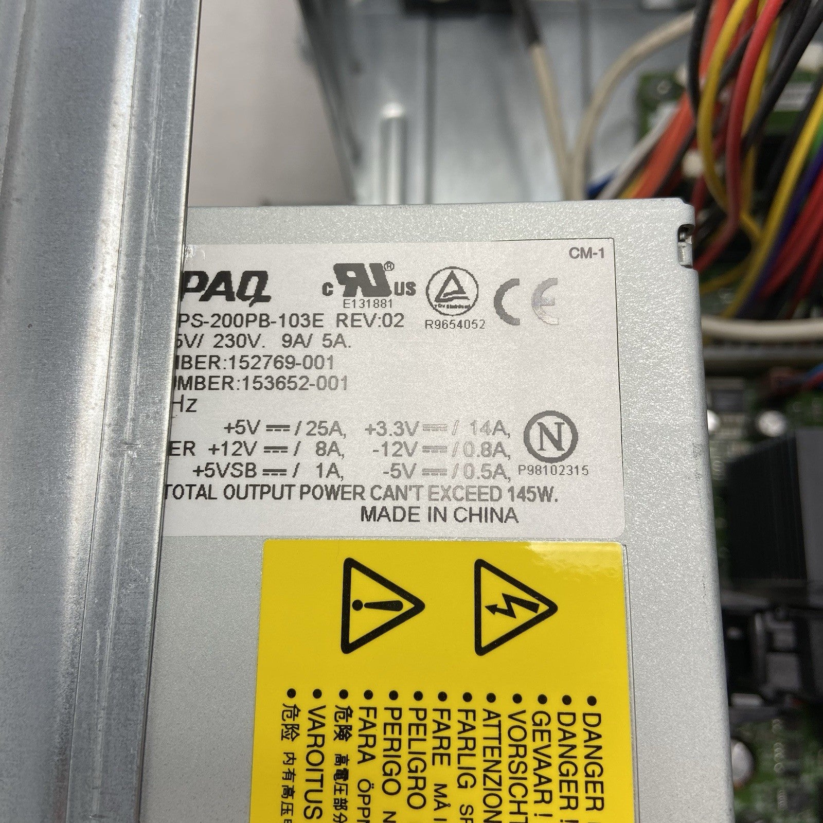 Compaq Presario 5900Z MT AMD K7 694MHz 256MB RAM No HDD No OS 8500DV 64MB14