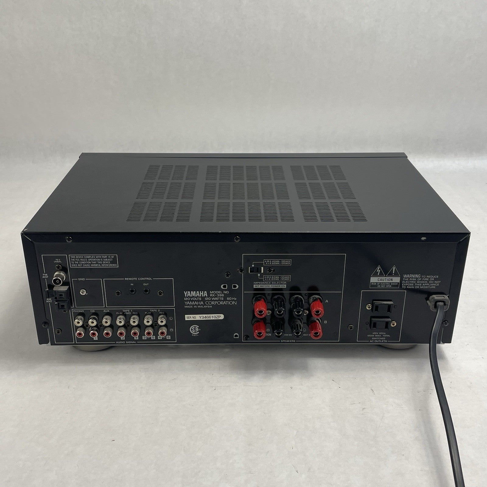 Yamaha RX-396 Natural Sound Stereo Receiver Tested5