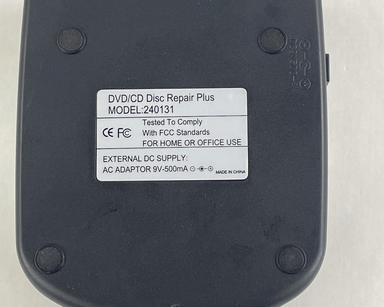 Aleratec DVD CD Video Game Motorized Disc Repair With Power Cord