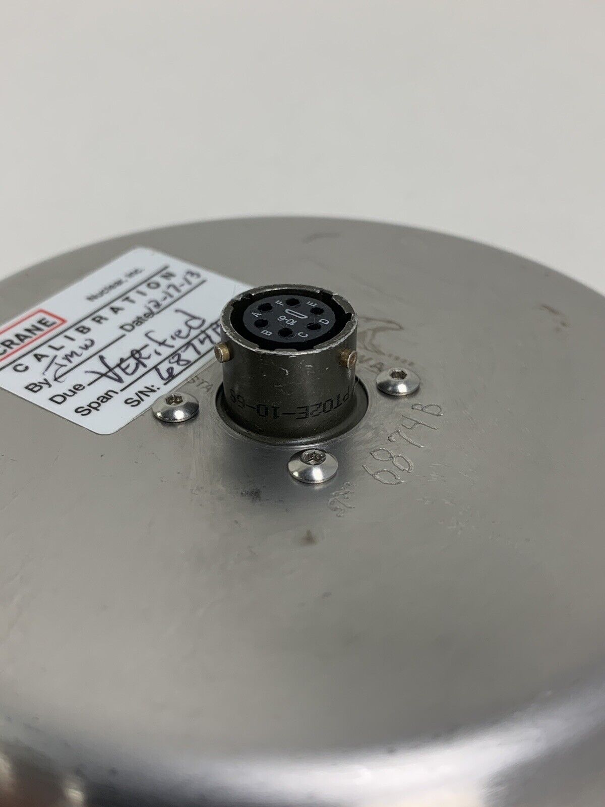 Crane Nuclear Calibration Polar Ware 200B 200 MT PT02E-10-6S Untested