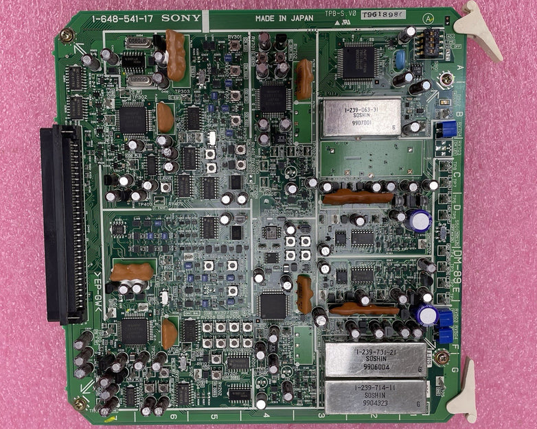 Sony 1-648-541-17 DM-89 Player Board for Betacam SX Cassette Player