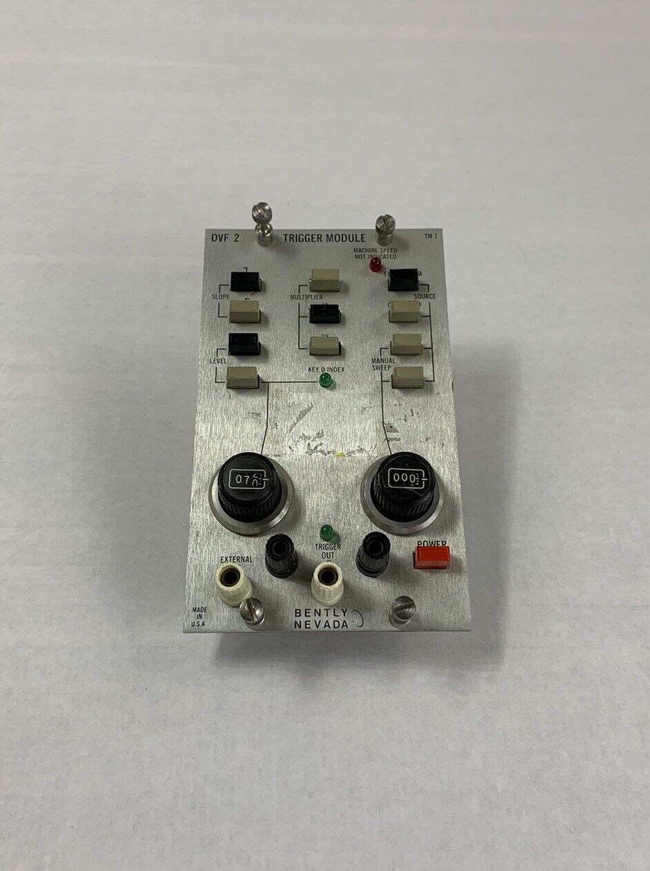 Bently Nevada DVF 2 Trigger Module TM1 Front Panel Assembly
