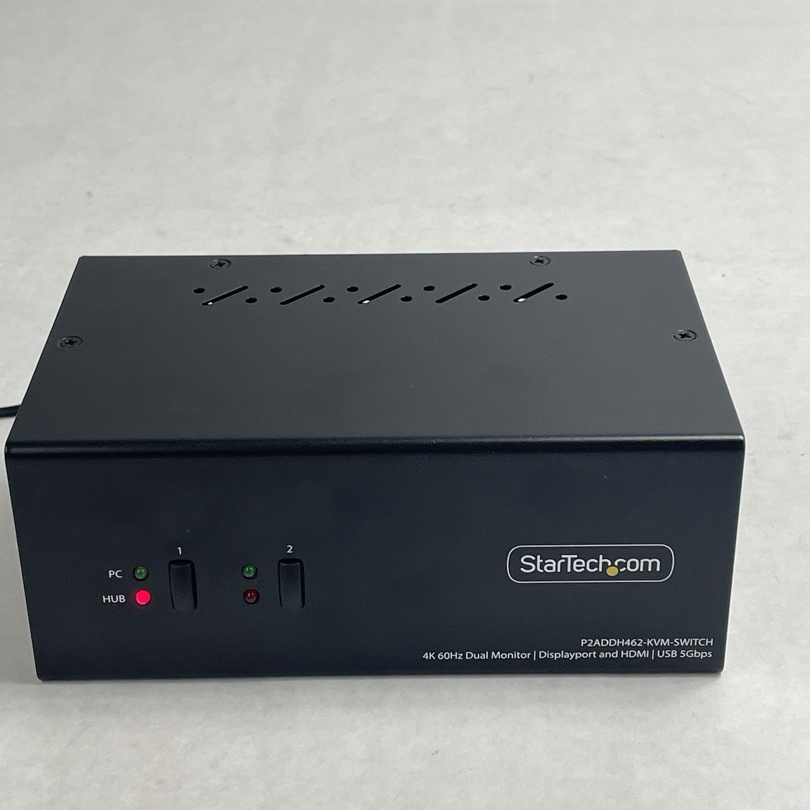 StarTech.com P2DD46A2-KVM-SWITCH 2-Port Dual-Monitor Power Tested1