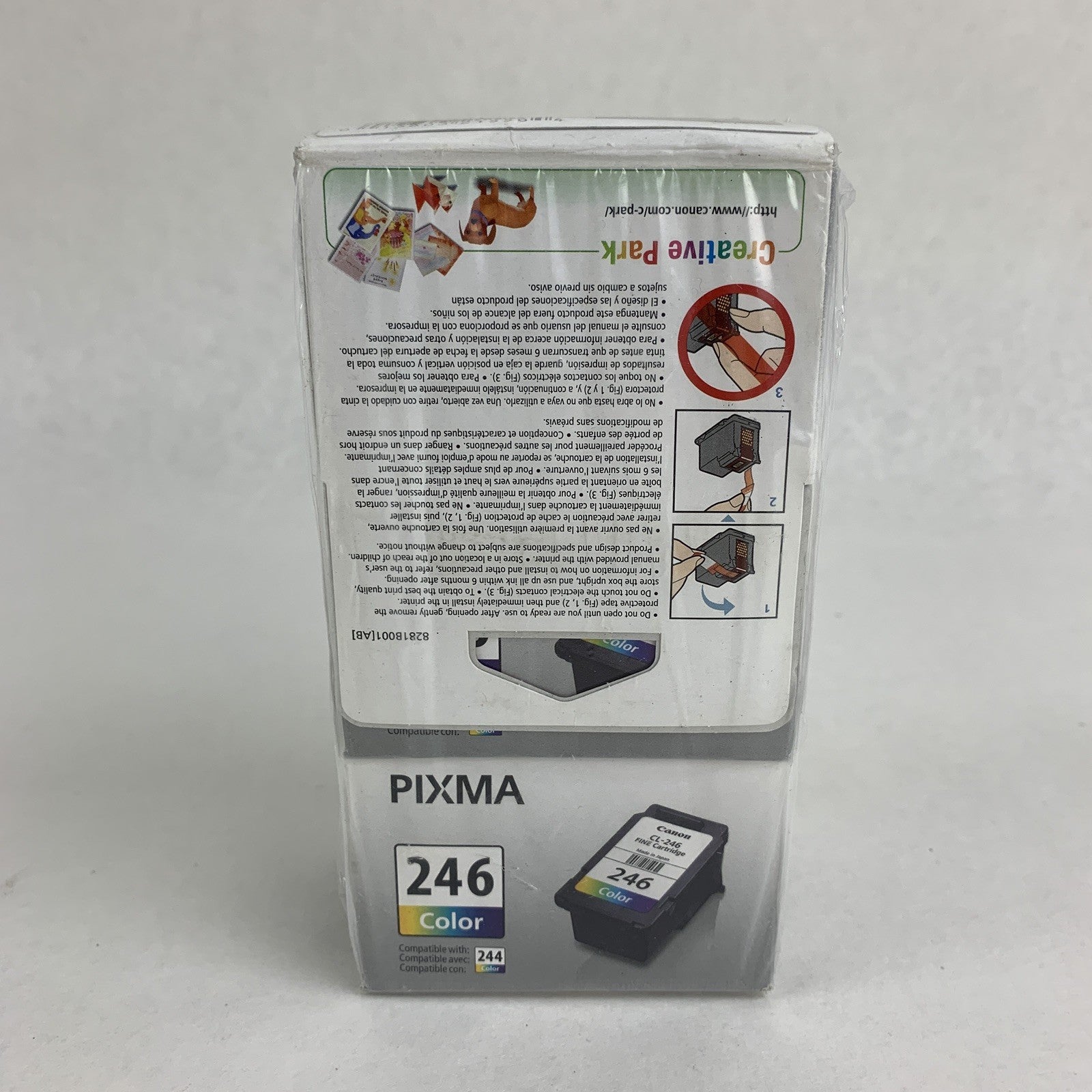 Canon CL-246 Color Ink Cartridge New OEM Lot of 3x
