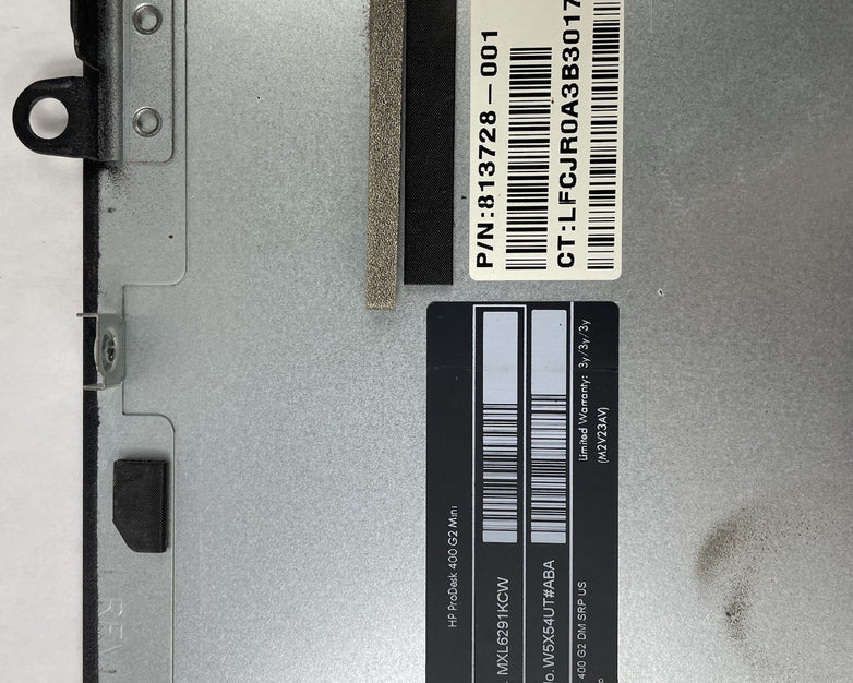 HP ProDesk 400 G2 Micro i3-6100T 3.20 GHz 8 GB RAM No SSD/OS/AC