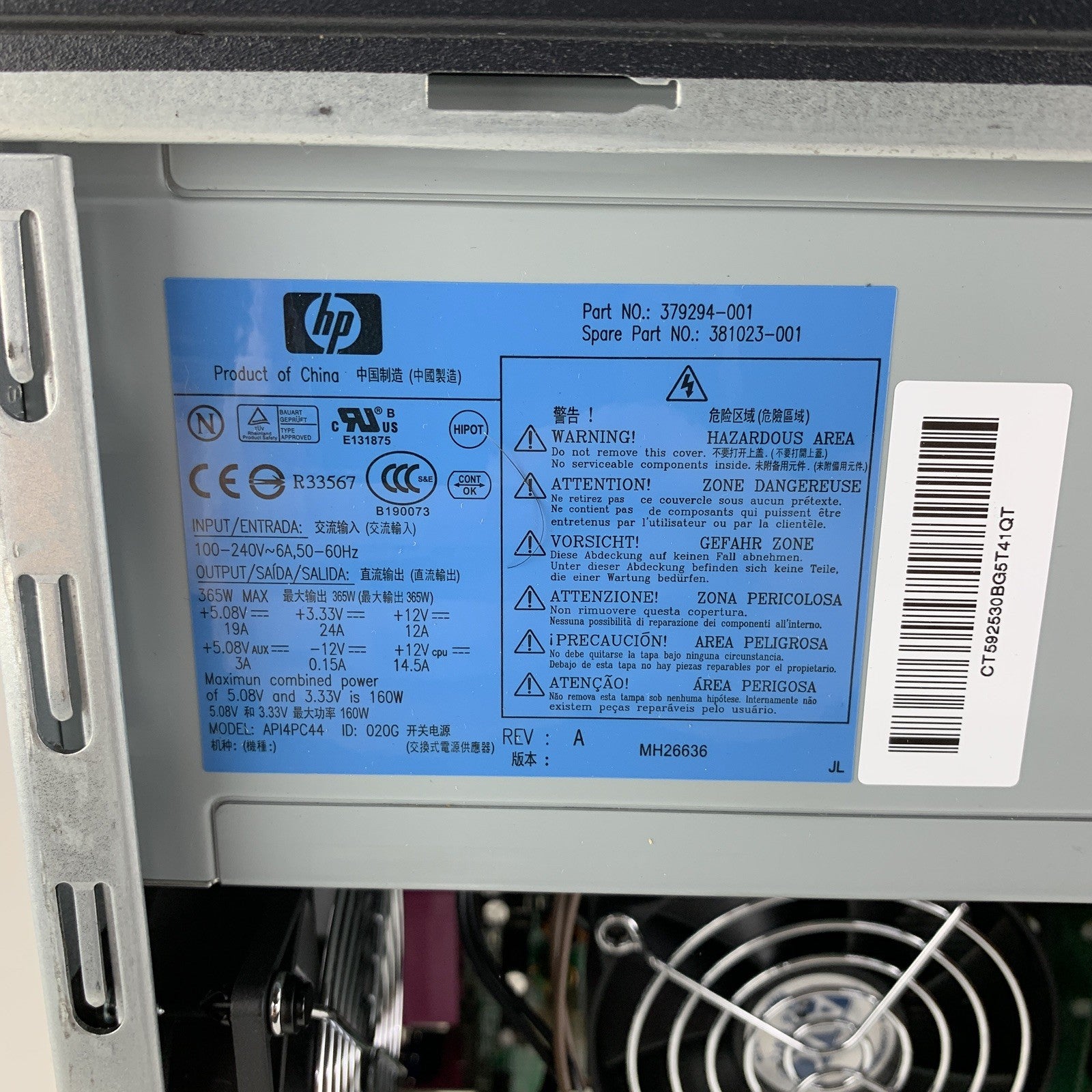 HP Compaq DC7600 MT Desktop Intel Pentium 4 3.20 GHz 512 MB Ram No OS No HDD