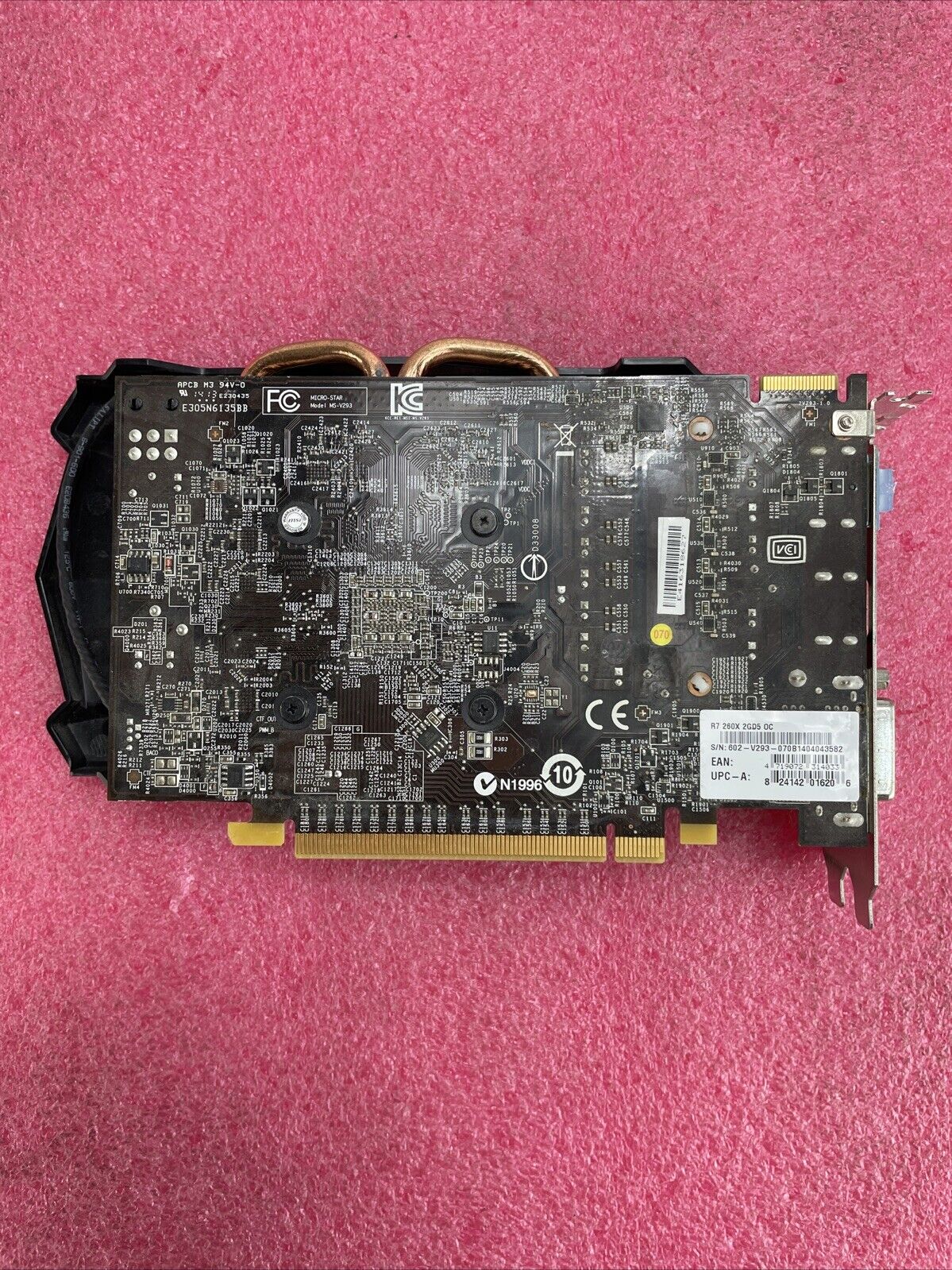 MSI R7 260X 2GD5 OC GDDR5 2GB PCI-E 3.0 x16 Video Graphics