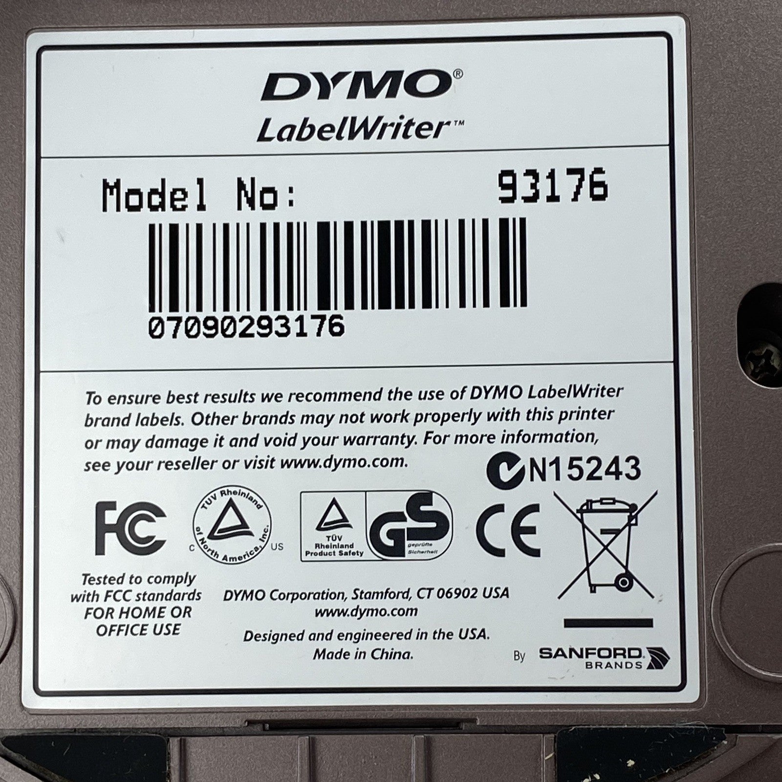 Dymo LabelWriter 93176 400 Turbo USB Thermal Label Printer With Spool and Cables6