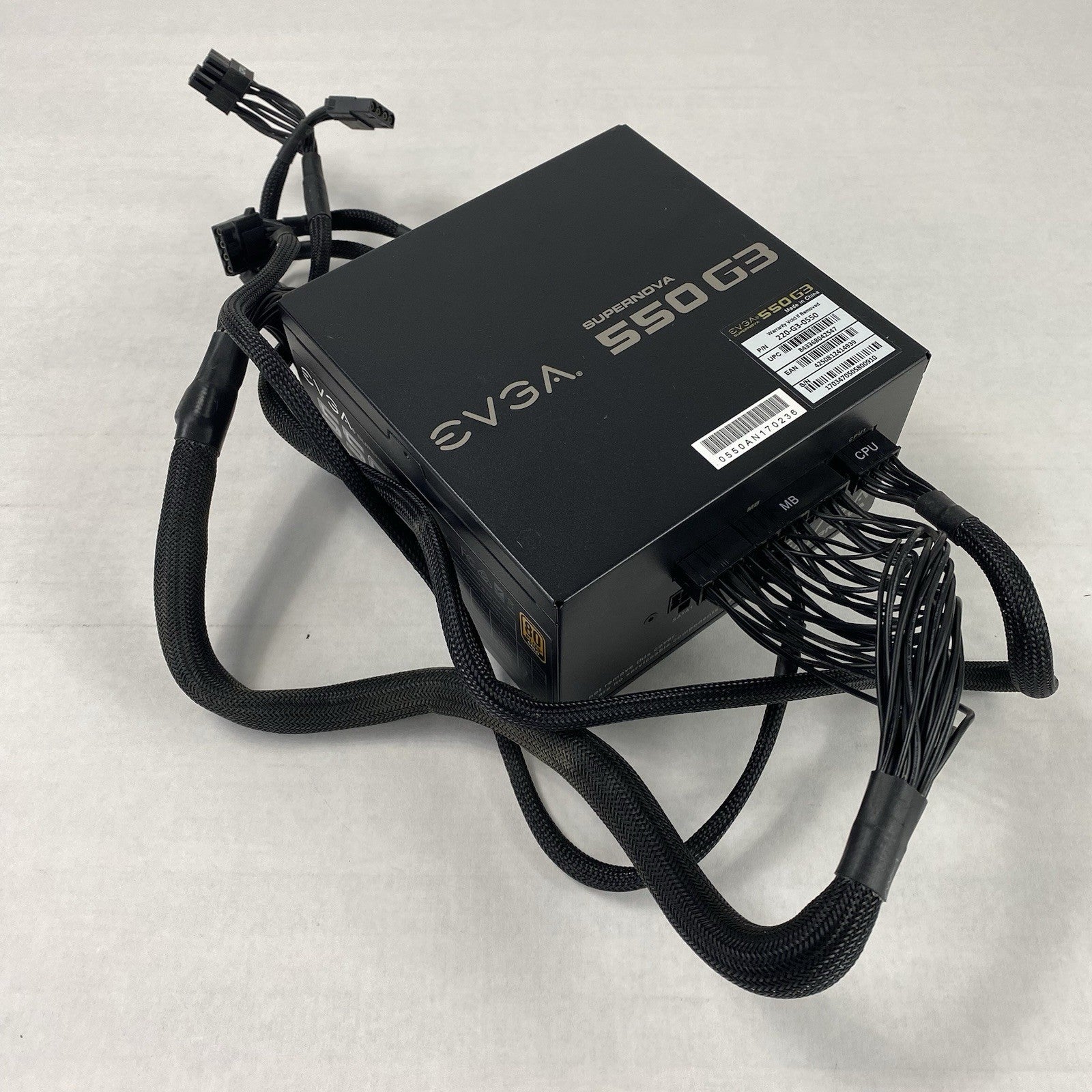 EVGA SuperNova 550 G3 220-G3-0550 80 Plus Gold 550W Power Supply Tested