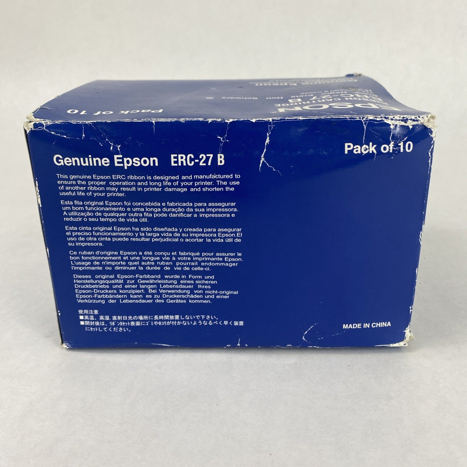 Epson ERC-27B Ribbon Cartridge Open Box Sealed Lot of 102