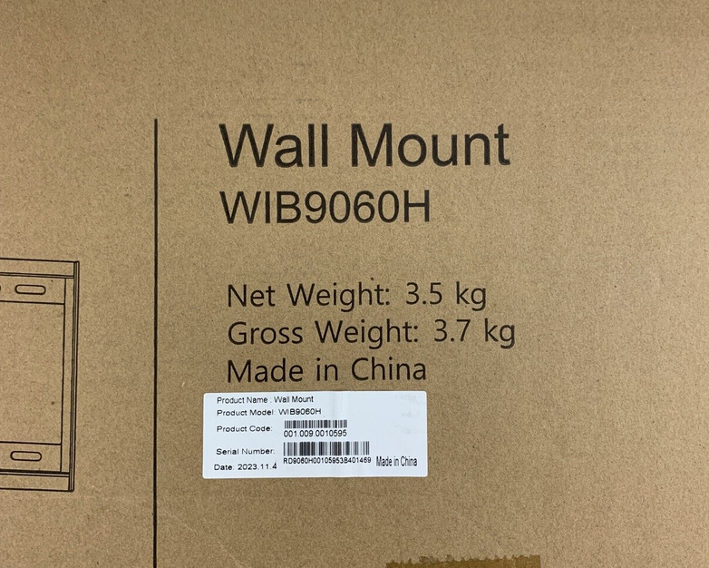 TV Mount WIB9060H Cleartouch Television Monitor Universal 38" X 10" Box Opened