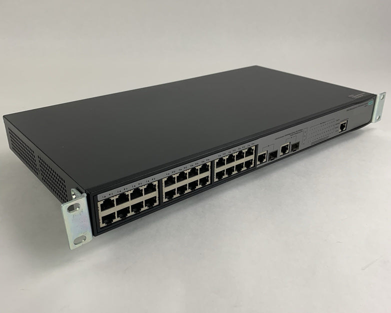 HP JG539A 1910 24-PoE+Switch 24 Port Network Switch Tested Reset