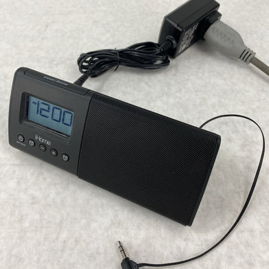 iHome iHM46BC Portable USB Charging Dual Alarm Clock Speaker System  - Black