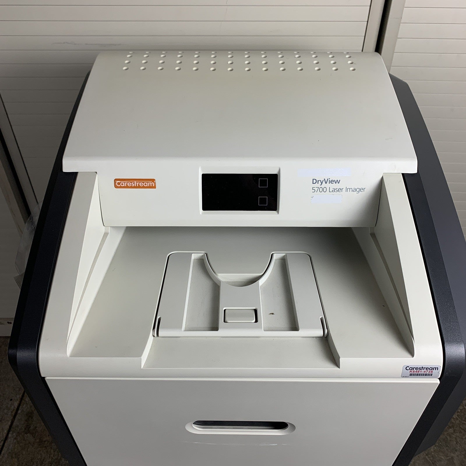 Carestream DryView 5700 Laser Imager w/ Standing Rolling Rack Tested and Prints