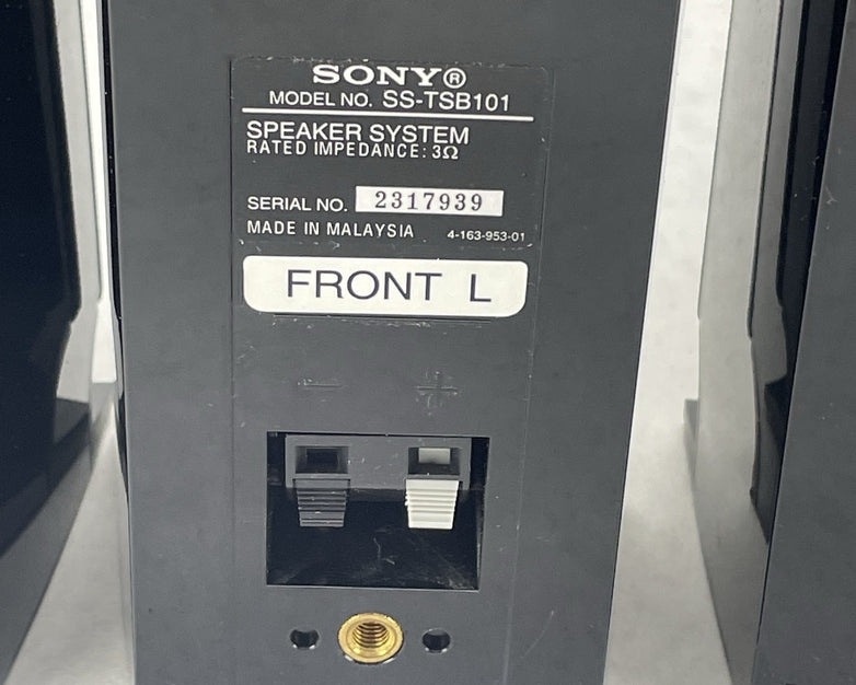 Sony Surround Sound Speaker System 5 pcs SS-TSB101 & SS-CTB101
