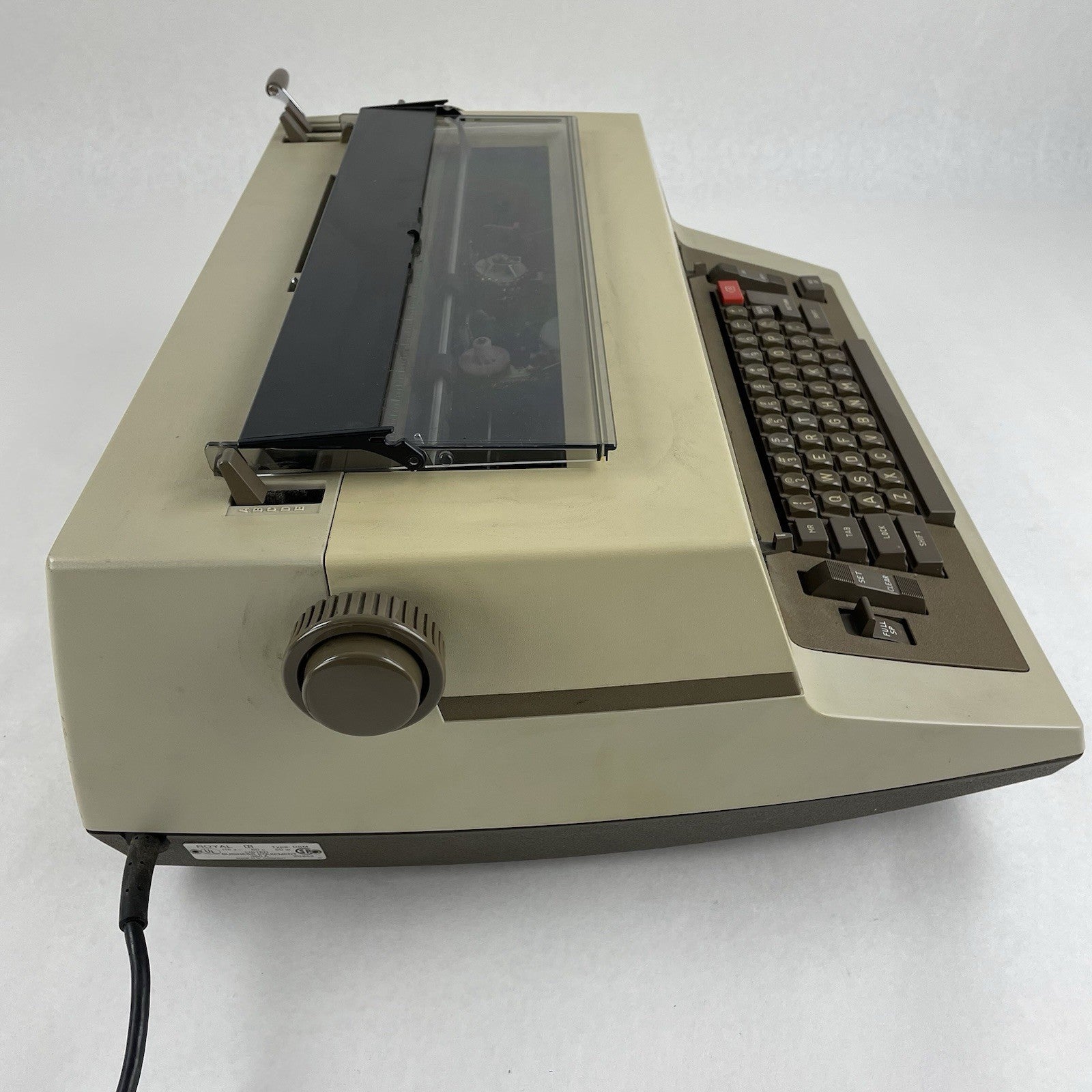 Royal 350A Typewriter 115V No Ribbon Tested