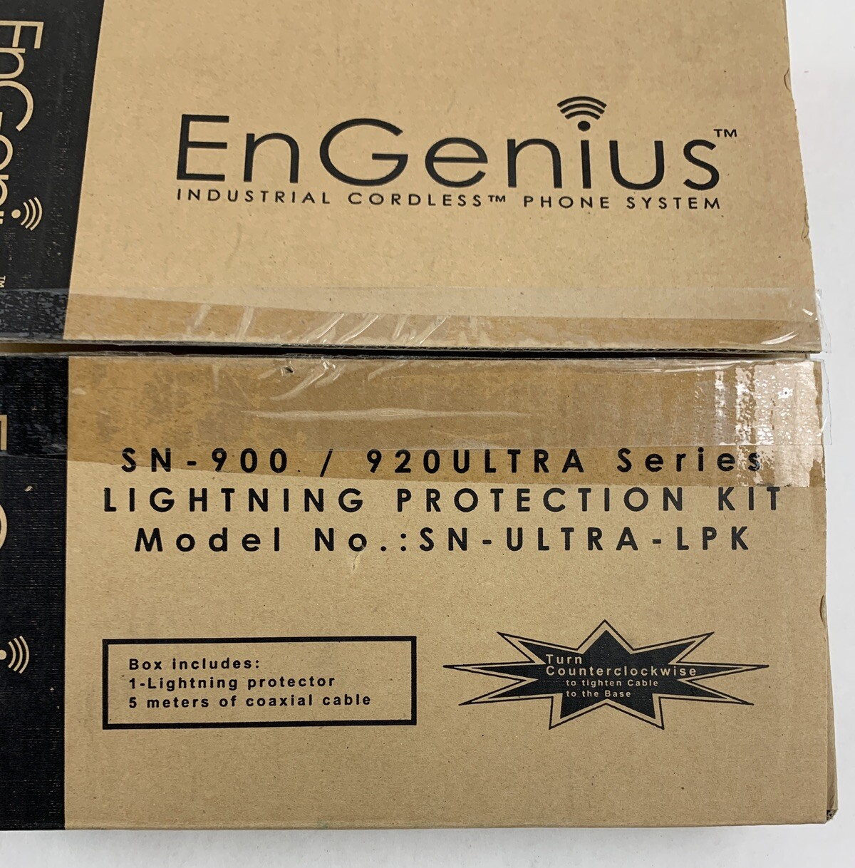 Engenius SN-900 SN-Ultra-LPK Lightning Protection Kit Box Opened