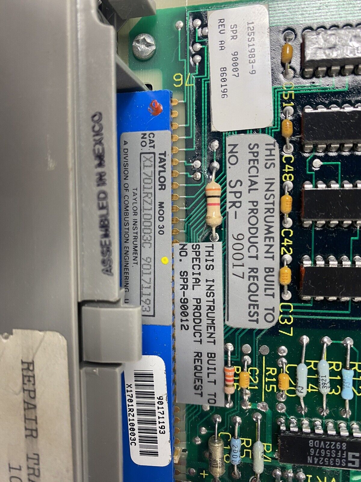 Taylor MOD 30 1701RZ10003C Circuit Board