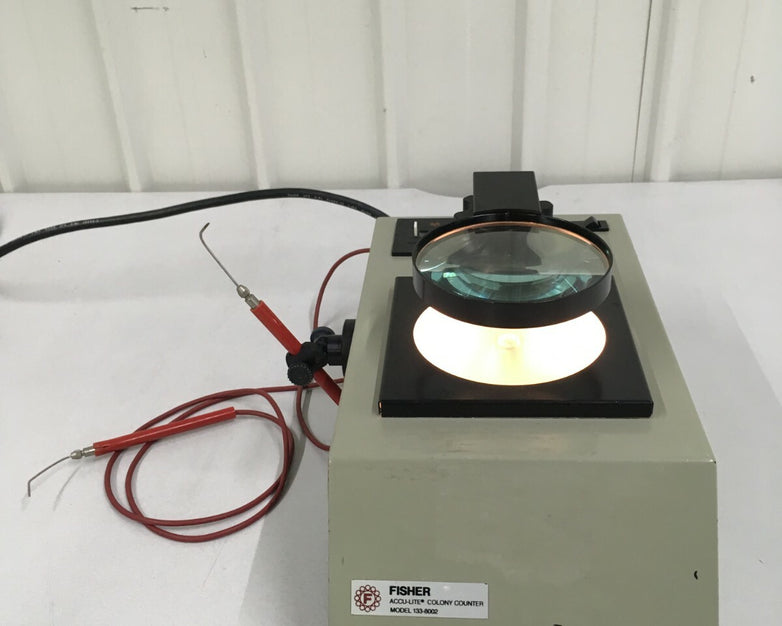 Fisher 133-8002 Accu-lite Illuminated Benchtop Magnifying Colony Counter