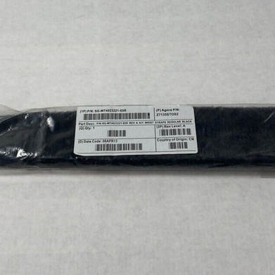 Lot of 3 Genuine OEM Zebra SG-WT4023221-03R 10" Black Wrist Straps