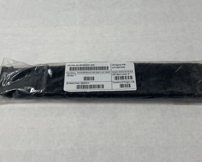 Lot of 3 Genuine OEM Zebra SG-WT4023221-03R 10" Black Wrist Straps