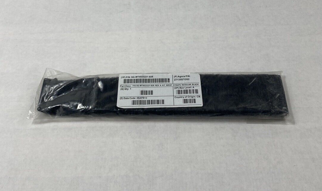 Lot of 3 Genuine OEM Zebra SG-WT4023221-03R 10" Black Wrist Straps