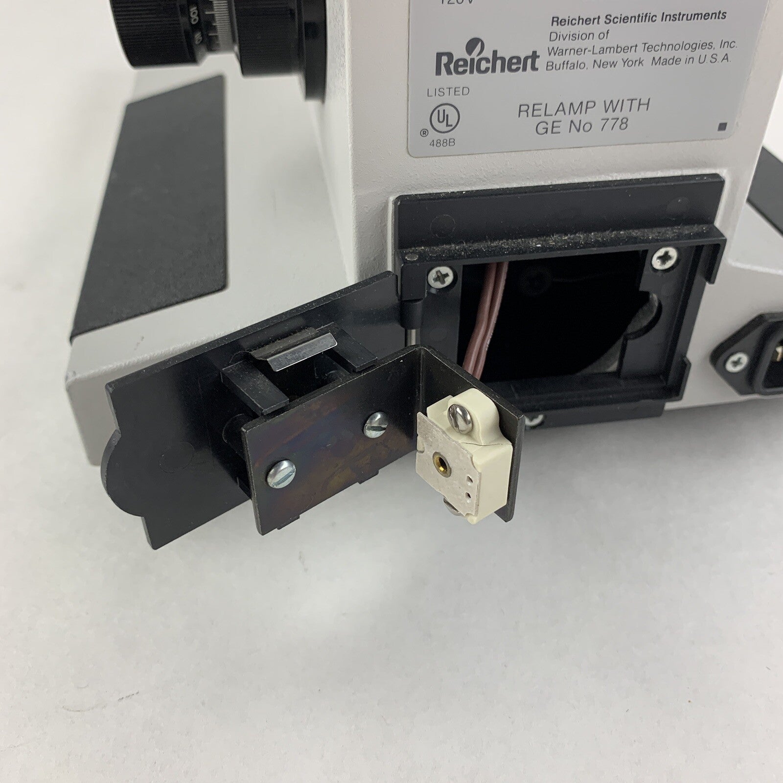 Reichert Microstar IV 410 Lab Microscope 10/.25 40/0.66 100/1.25 Oil No Bulb