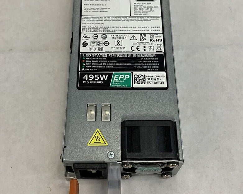 Dell Switiching Power Supply E495E-S1 80 Plus Platinum (Lot of 2)