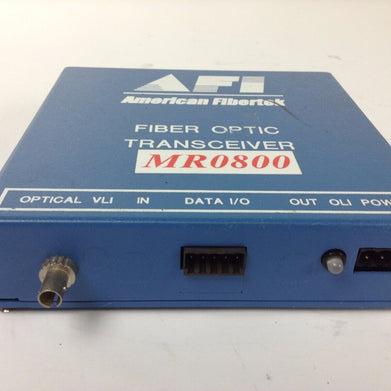 American Fibertek MR-0800 Fiber Optic Transceiver
