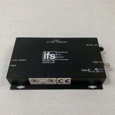 GE IFS Security FM Video Transmitter VT4020 International Fiber Systems