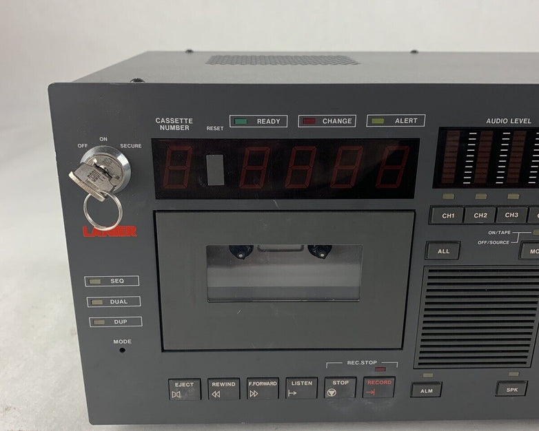 Lanier LCR-5 Advocate V Conference Recorder Transcriber Tested Bad Sound Parts