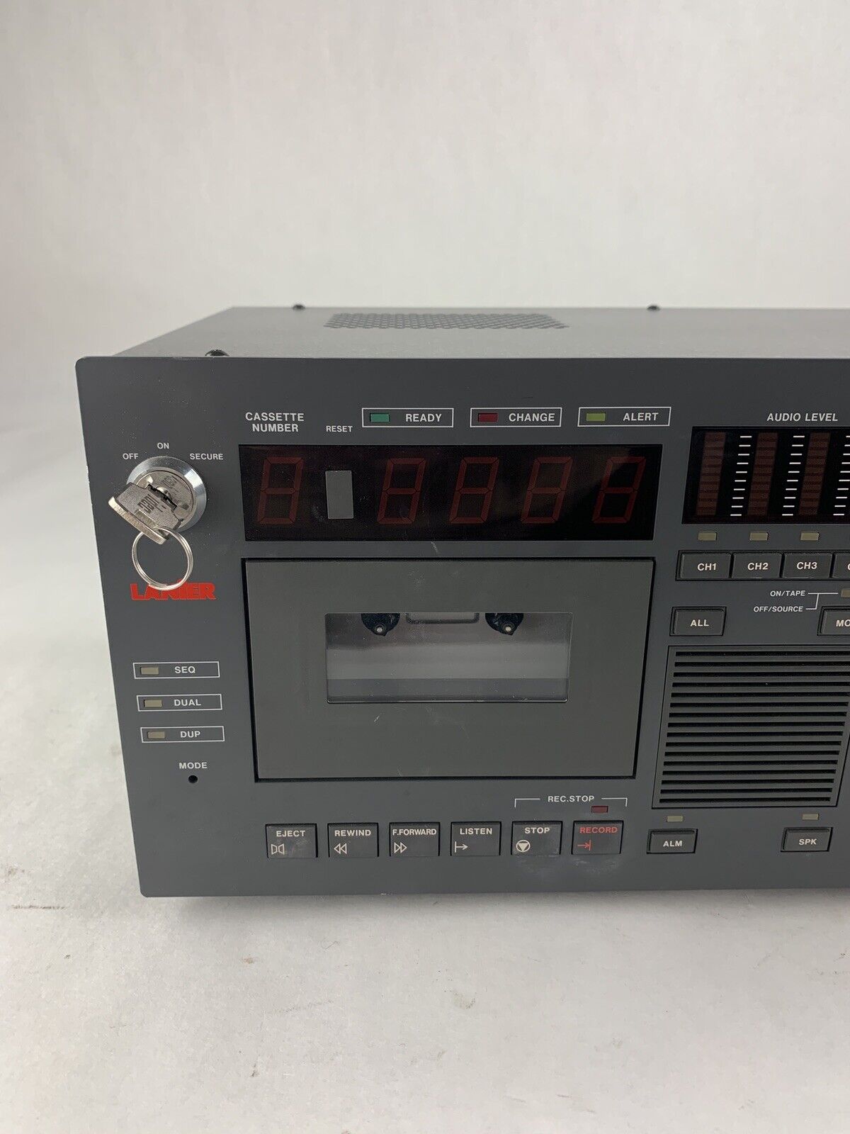 Lanier LCR-5 Advocate V Conference Recorder Transcriber Tested Bad Sound Parts