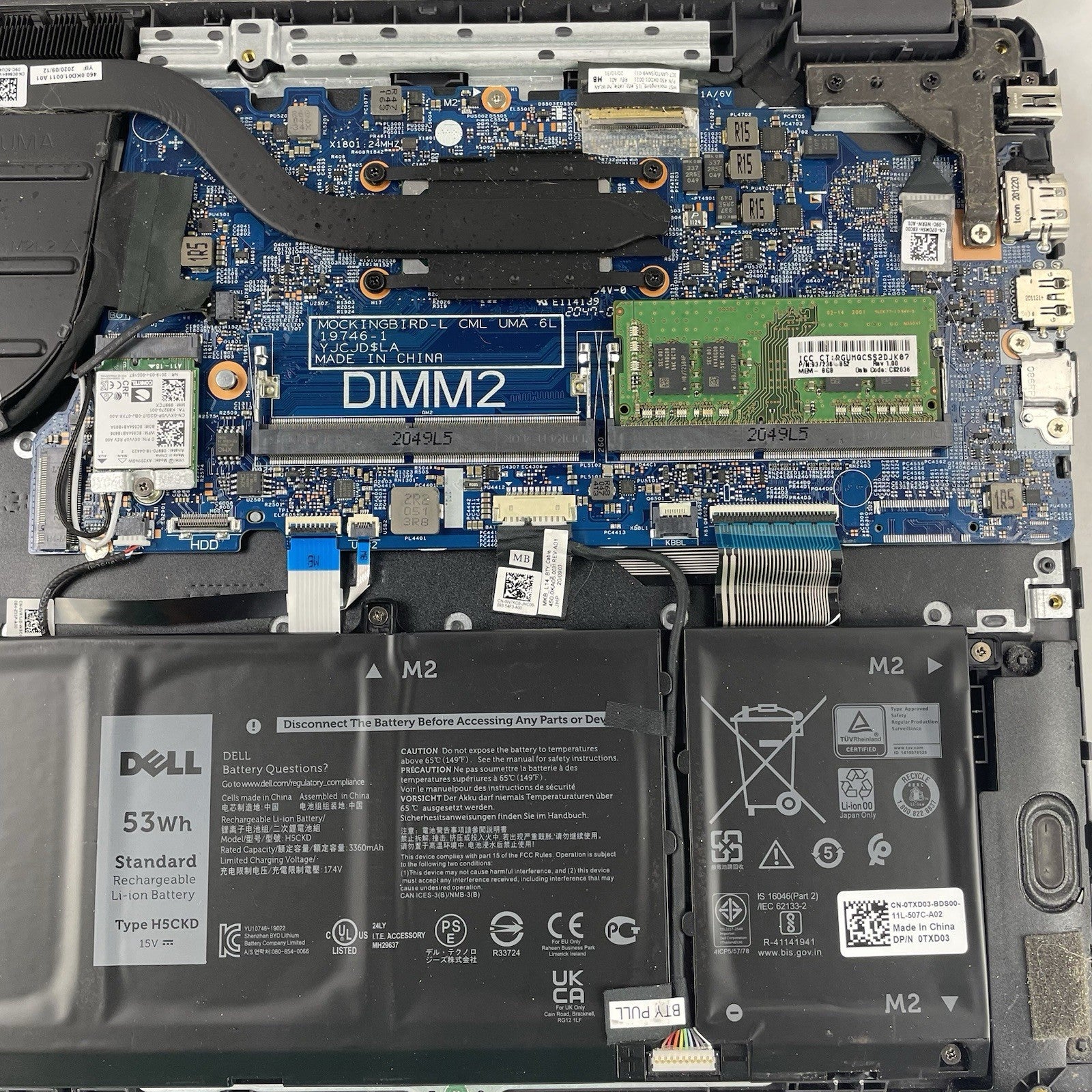 Dell Latitude 3510 15.6" i7-10510U 1.80 GHz 8 GB RAM No SSD/OS/AC18