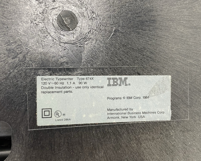 IBM Wheelwriter 3 No Ribbon Tested