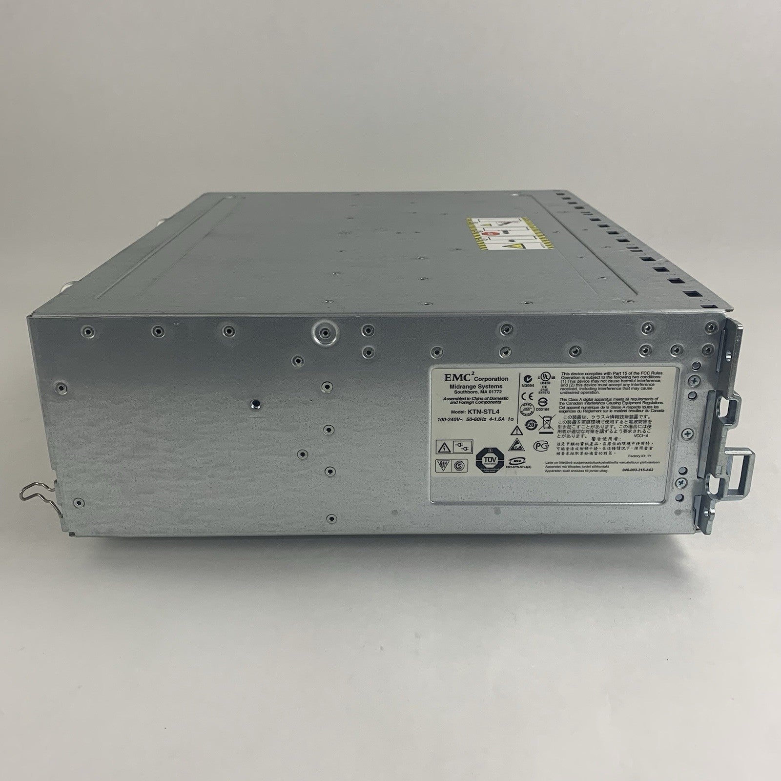 EMC2 KTN-STL4 TR651 Disk Array Chassis 2x PSUs No Caddy No HDDs6